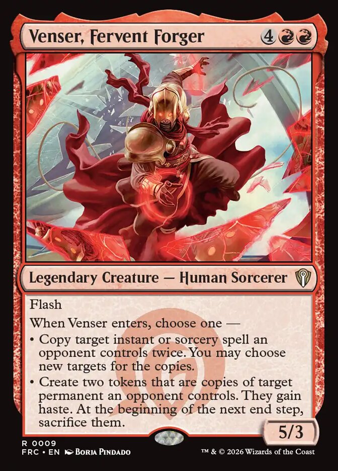 Venser, Fervent Forger, Reality Fracture Commander Card Art