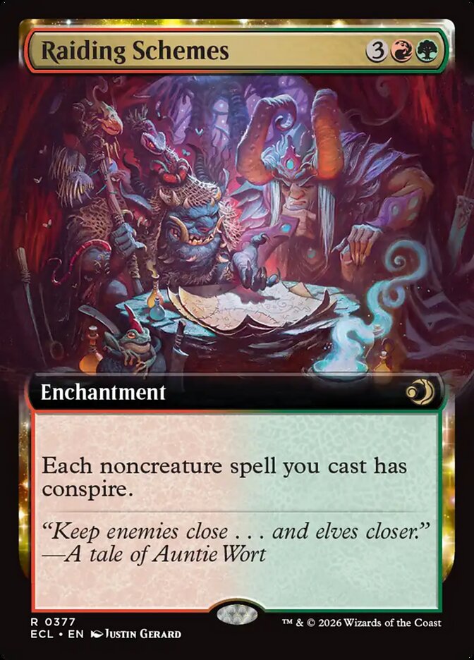 Raiding Schemes, Lorwyn Eclipsed Card Art