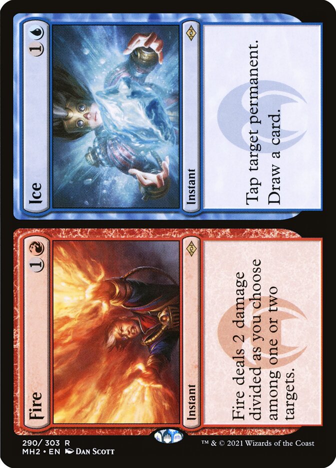 Fire // Ice, Modern horizons 2 Card Art
