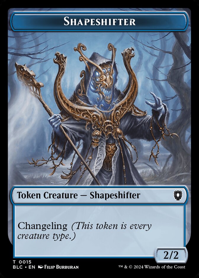 Shapeshifter, Bloomburrow Commander Tokens Card Art