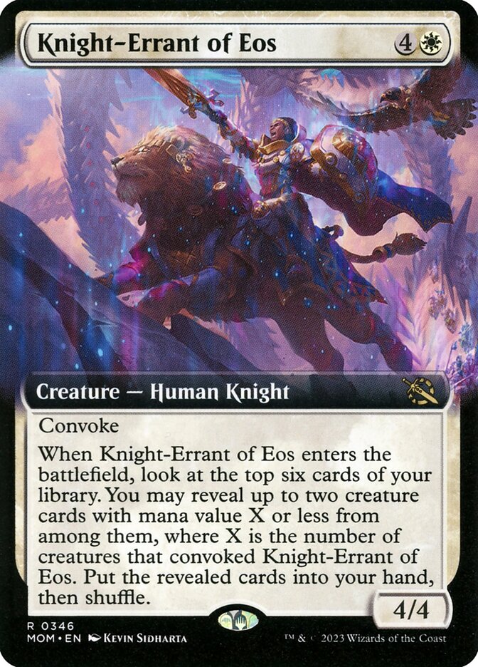 Knight-Errant of Eos, March of the machine Card Art