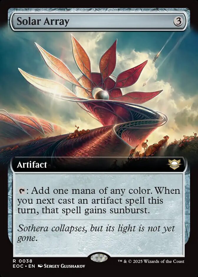 Solar Array, Edge Of Eternities Commander Card Art
