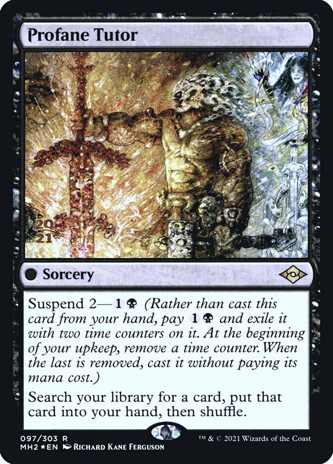 Profane Tutor, Modern horizons 2 promos Card Art