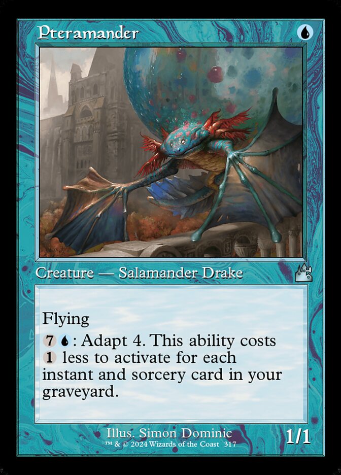 Pteramander, Ravnica Remastered Card Art