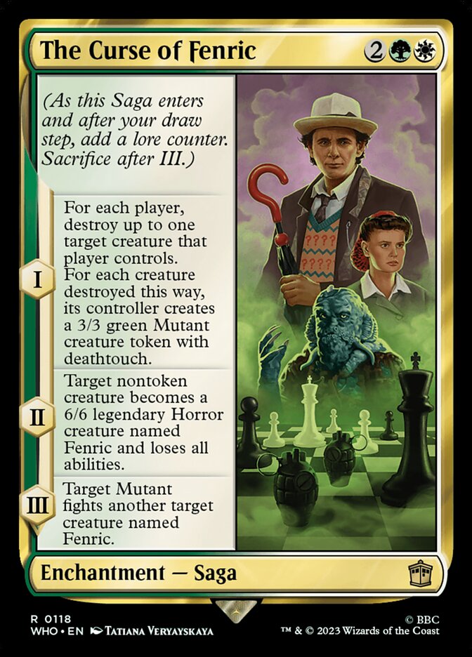 The Curse of Fenric, Doctor Who Card Art