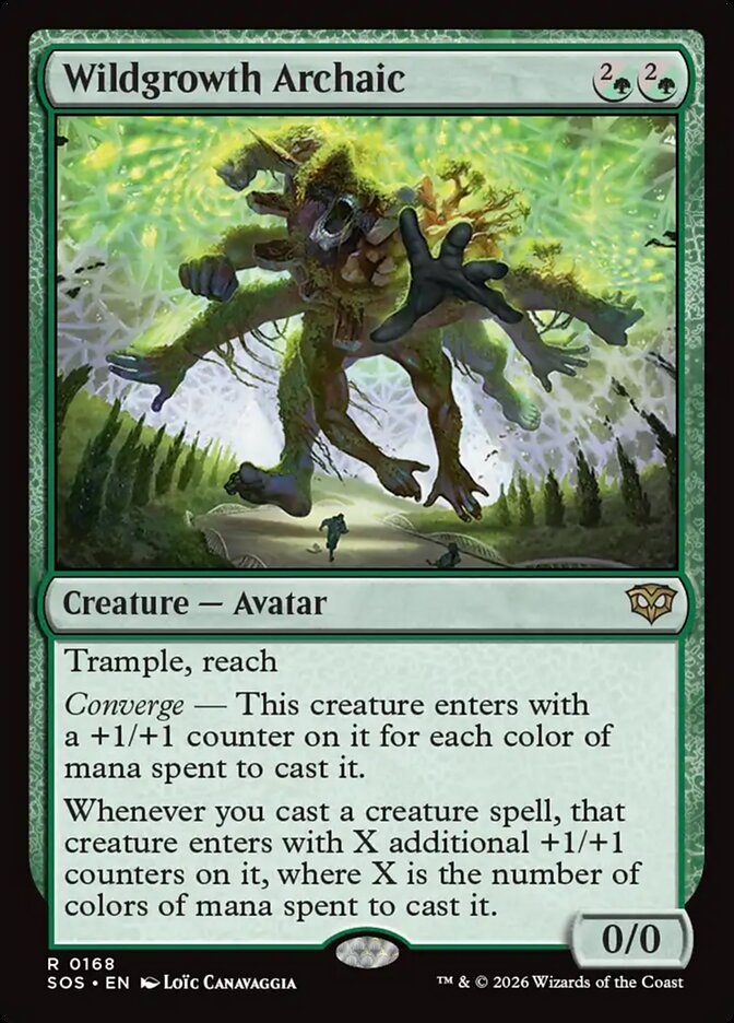 Wildgrowth Archaic, Secrets Of Strixhaven Card Art
