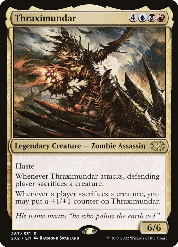 Thraximundar, Double masters 2022 Card Art