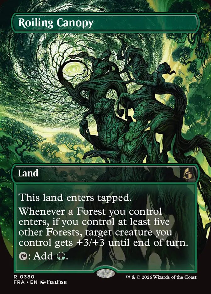 Roiling Canopy, Reality Fracture Card Art