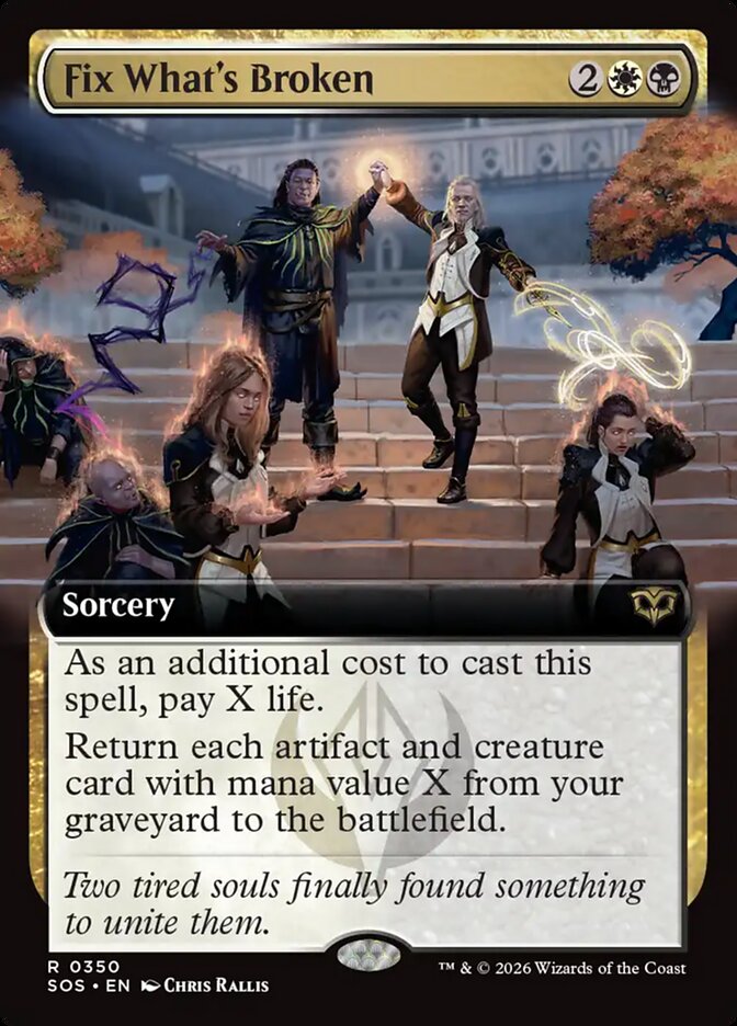 Fix What's Broken, Secrets Of Strixhaven Card Art