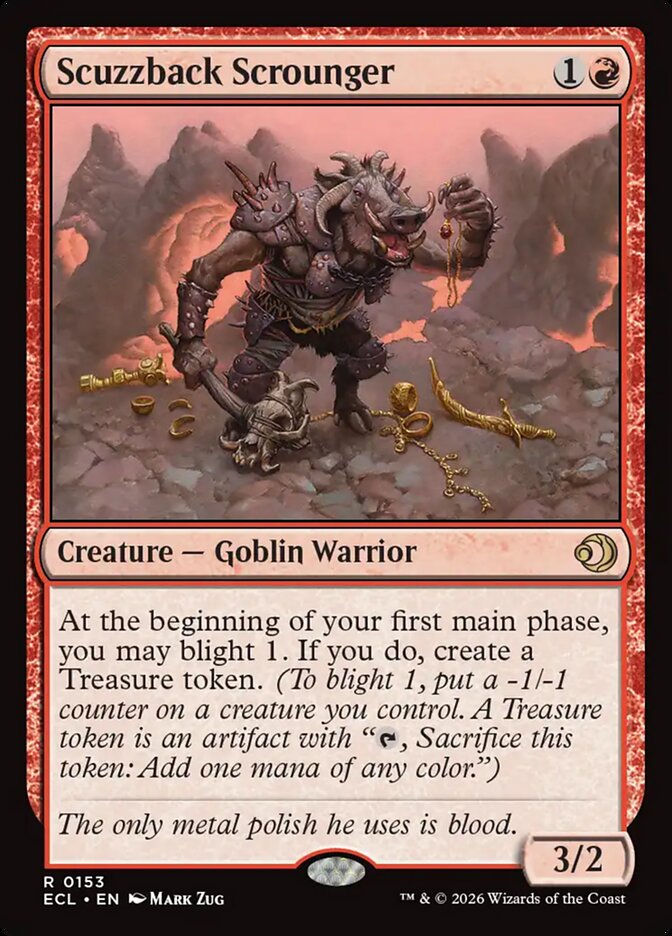 Scuzzback Scrounger, Lorwyn Eclipsed Card Art