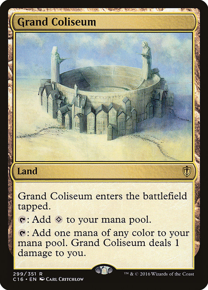 Grand Coliseum, Commander 2016 Card Art