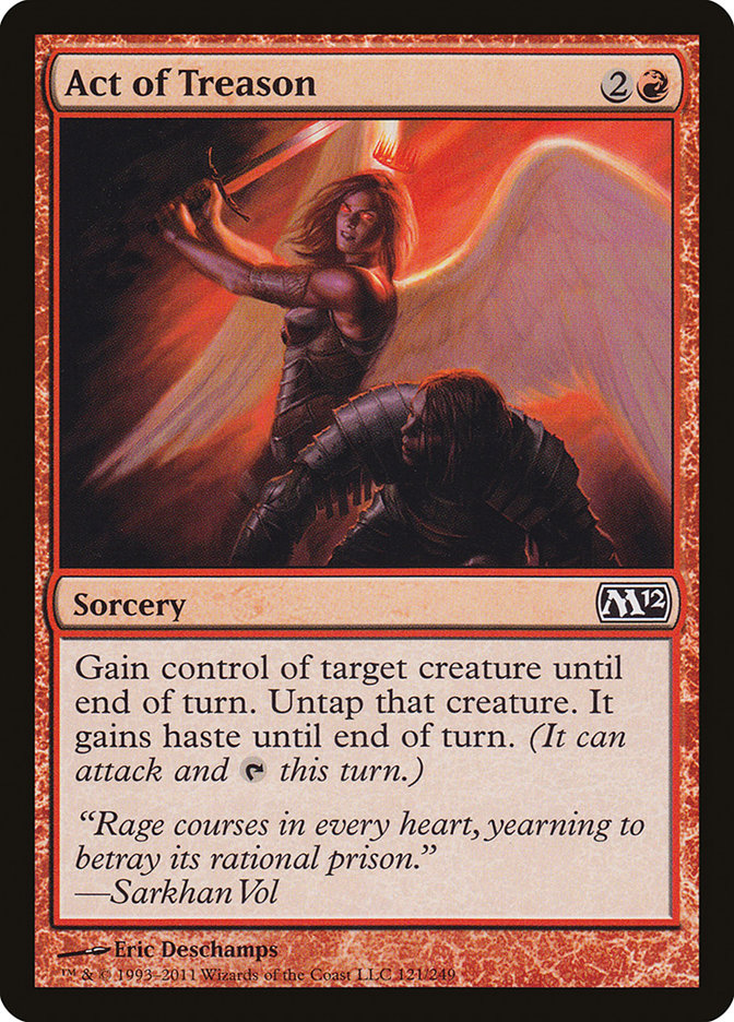 Act of Treason, Magic 2012 Card Art