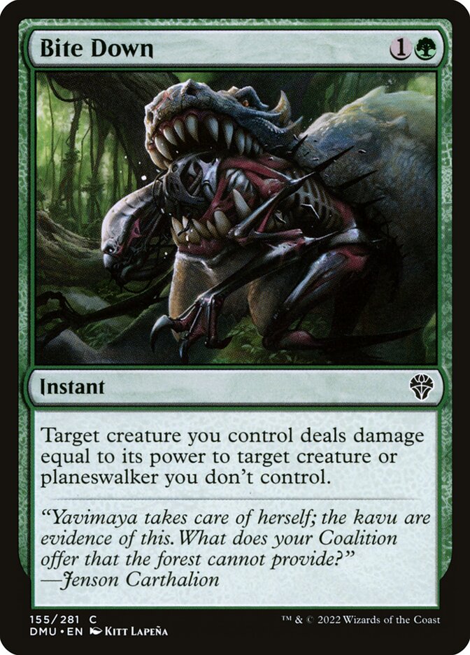 Bite Down, Dominaria united Card Art