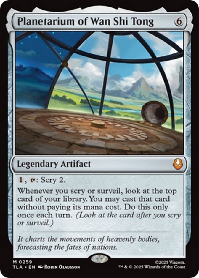 Planetarium of Wan Shi Tong, Avatar: The Last Airbender Card Art