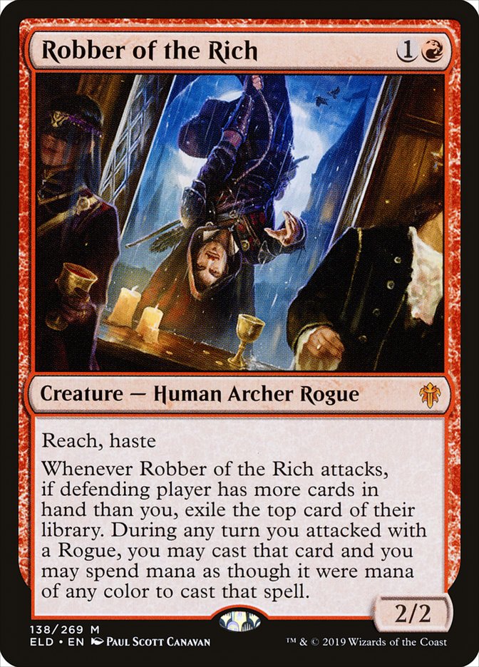 Robber of the Rich, Throne Of Eldraine Card Art