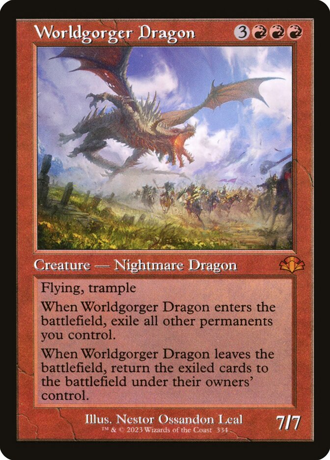 Worldgorger Dragon, Dominaria Remastered Card Art