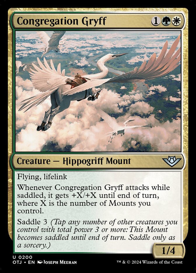 Congregation Gryff, Outlaws of thunder junction Card Art