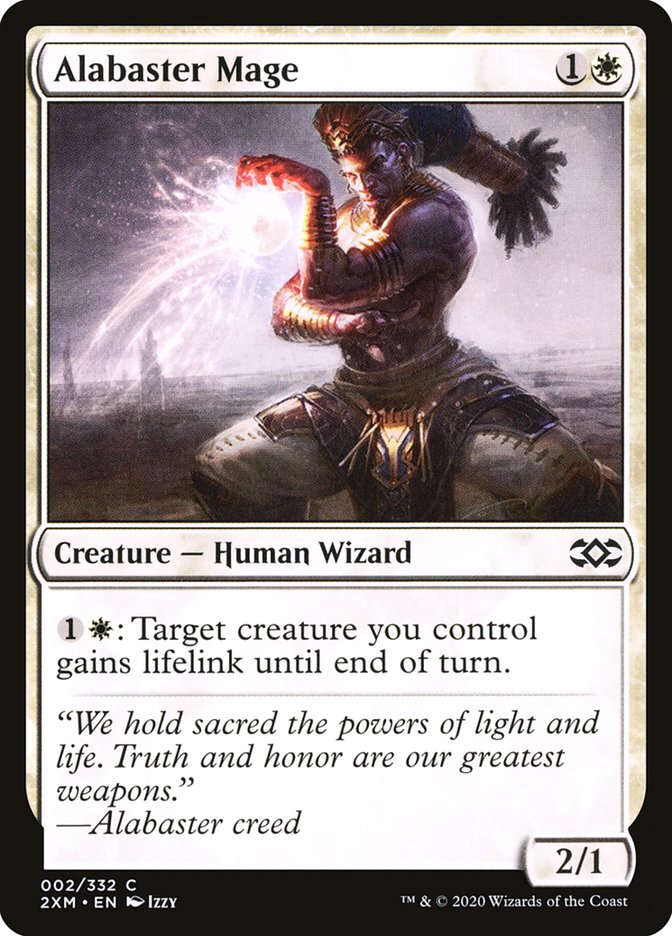 Alabaster Mage, Double masters Card Art