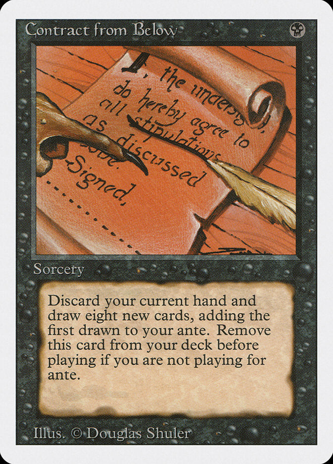 Contract from Below, Revised edition Card Art