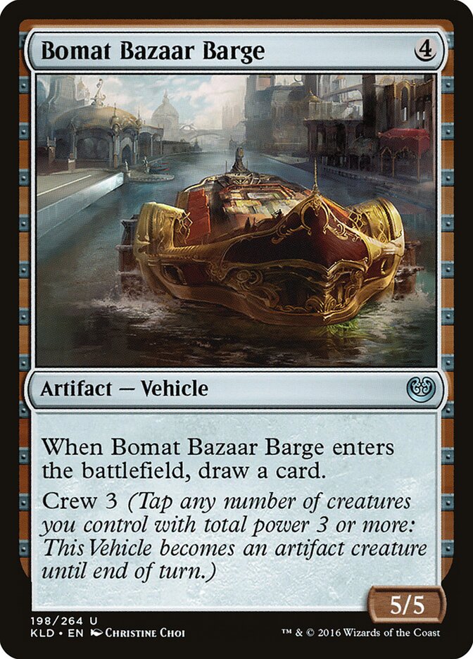 Bomat Bazaar Barge, Kaladesh Card Art