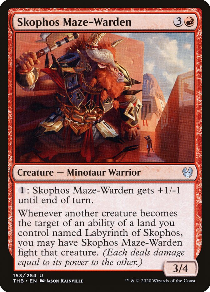 Skophos Maze-Warden, Theros beyond death Card Art