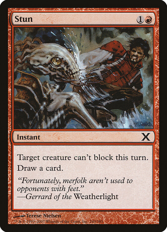 Stun, Tenth Edition Card Art