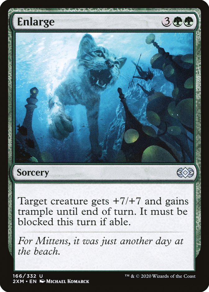 Enlarge, Double masters Card Art