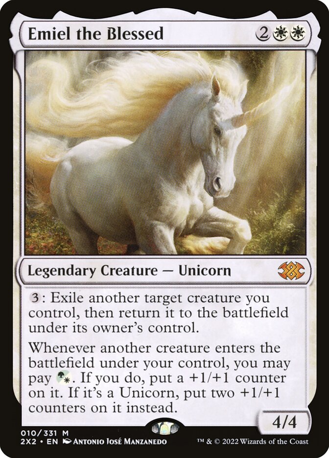 Emiel the Blessed, Double Masters 2022 Card Art