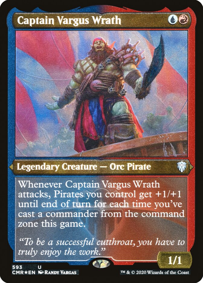 Captain Vargus Wrath - Etched Foil