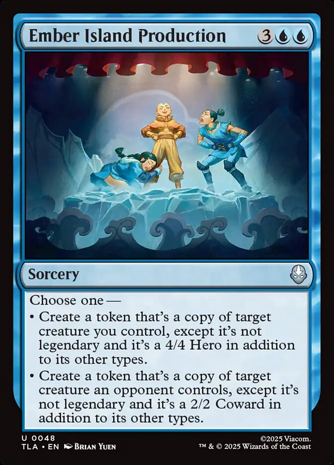 Ember Island Production, Avatar: The Last Airbender Card Art