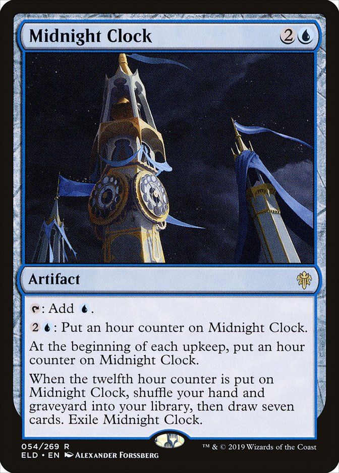 Midnight Clock, Throne Of Eldraine Card Art