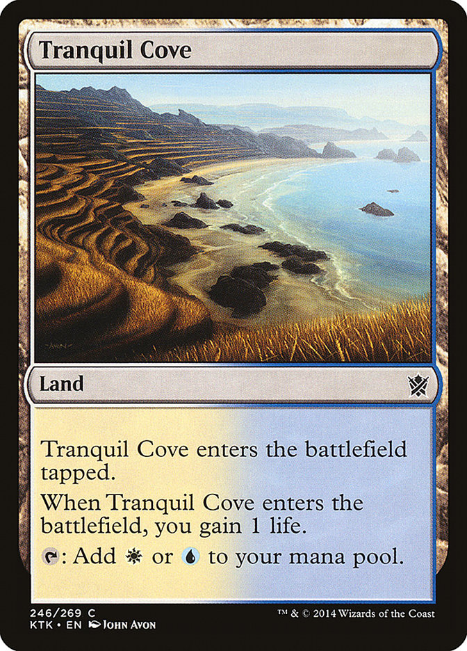 Tranquil Cove, Khans Of Tarkir Card Art