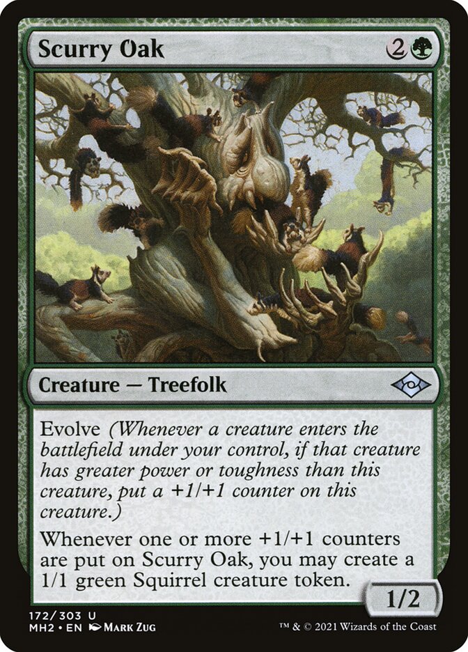 Scurry Oak, Modern horizons 2 Card Art
