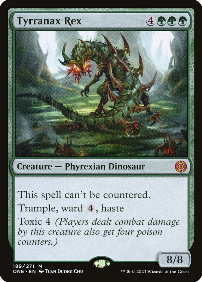 Tyrranax Rex, Phyrexia: all will be one Card Art