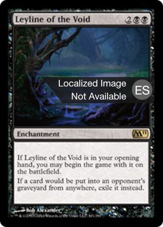 Leyline of the Void, Magic 2011 Card Art