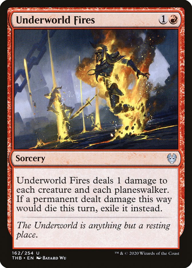 Underworld Fires, Theros beyond death Card Art