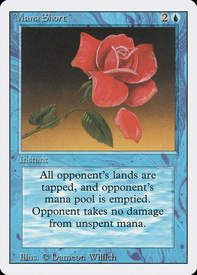 Mana Short, Revised Edition Card Art