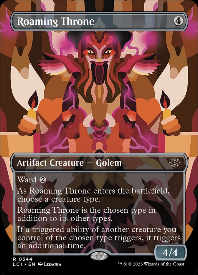 Roaming Throne, The lost caverns of ixalan Card Art
