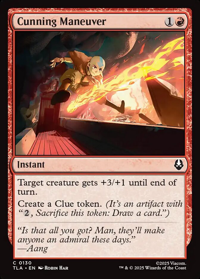 Cunning Maneuver, Avatar: The Last Airbender Card Art