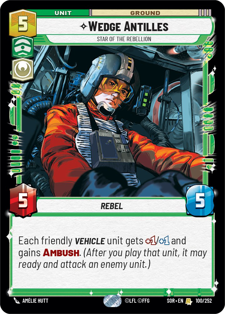 Wedge Antilles, Star of the Rebellion - Foil