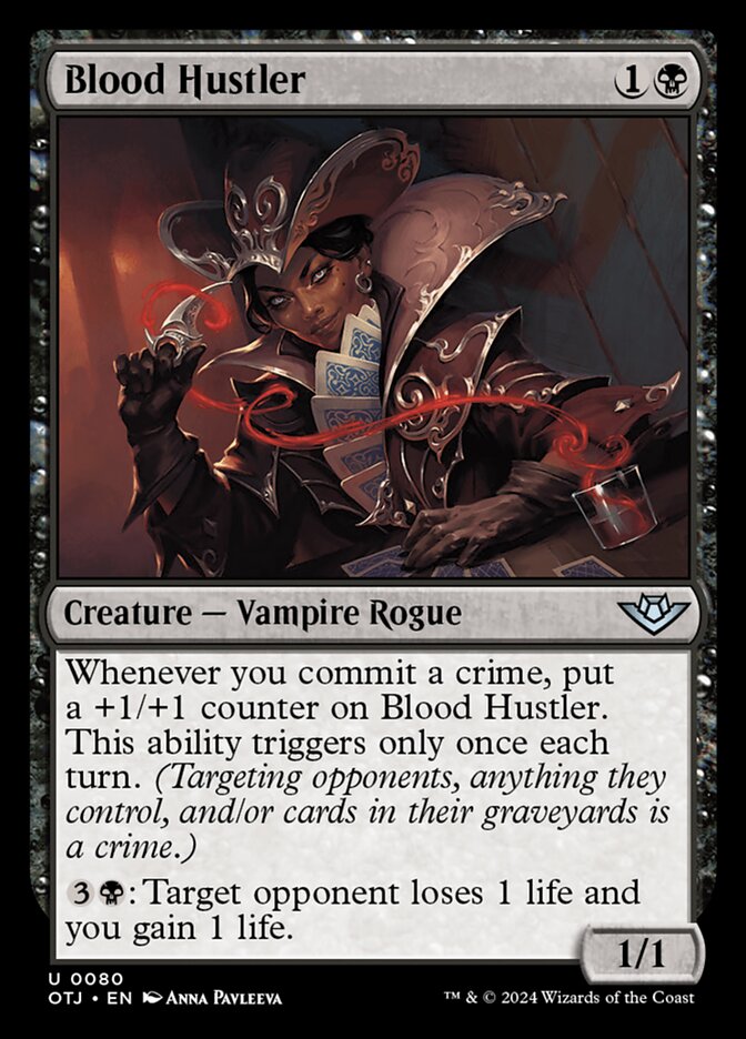 Blood Hustler, Outlaws of thunder junction Card Art