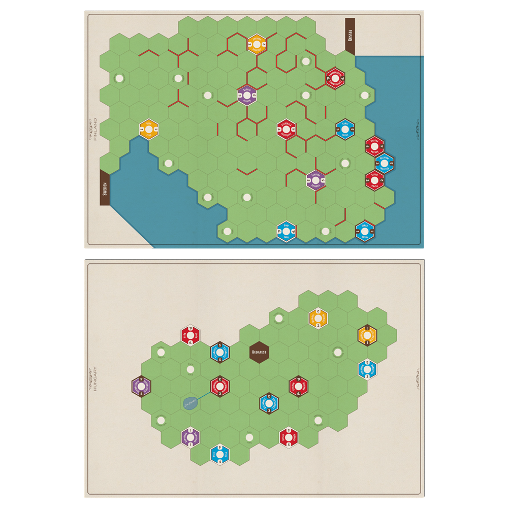 Age Of Steam: Deluxe - Expansion - Hungary & Finland