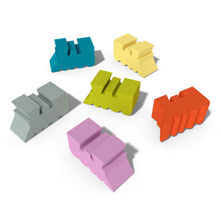Age Of Steam: Deluxe - Wooden Locomotives (set of 150)
