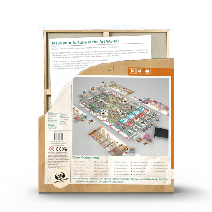 The Gallerist - Including Upgrade Pack & Scoring Expansion