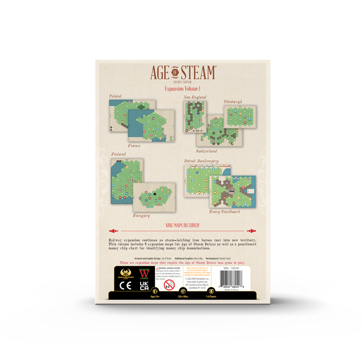 Age Of Steam: Deluxe - Expansion - Volume I