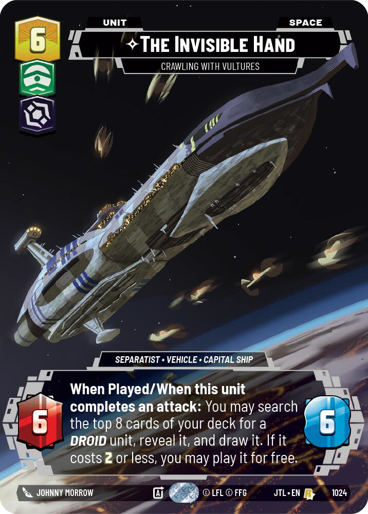 The Invisible Hand, Crawling With Vultures, Jump to Lightspeed Card Art