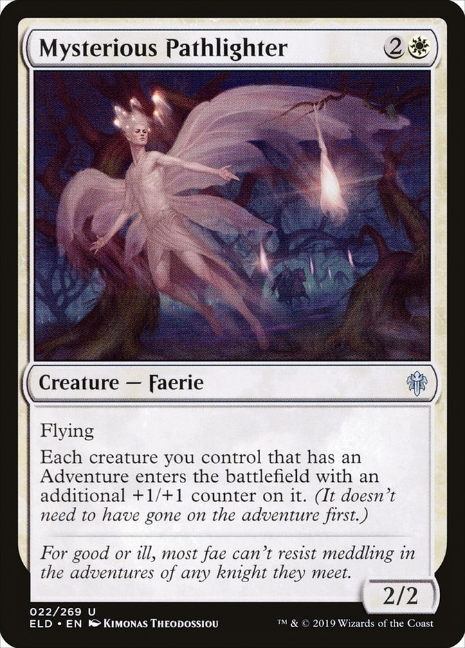 Mysterious Pathlighter, Throne of eldraine Card Art