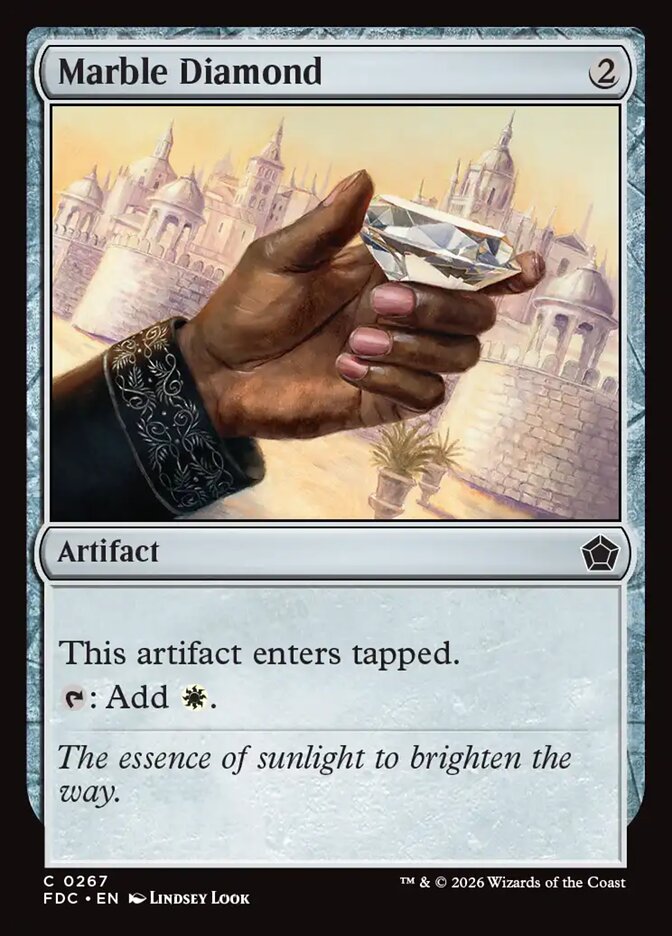 Marble Diamond, Foundations Commander Card Art