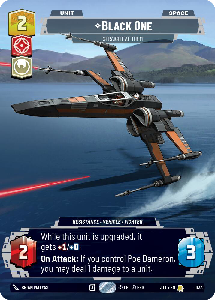 Black One, Straight At Them, Jump to Lightspeed Card Art