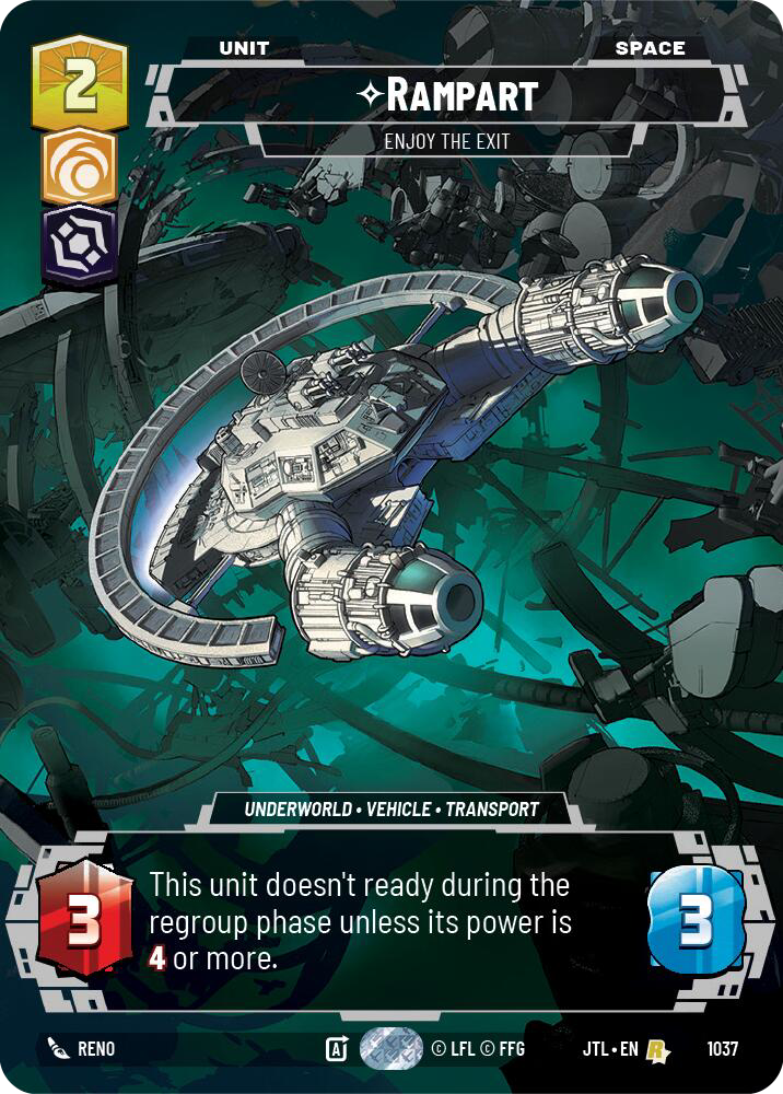 Rampart, Enjoy the Exit, Jump to Lightspeed Card Art